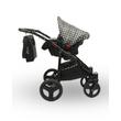 Kép 15/15 - Berry Baby Lux  3in1 babakocsi szett (autós hordozóval és adapterrel): Z-29 -GÉL KERÉKSORRAL
