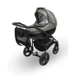 Kép 5/15 - Berry Baby Lux  3in1 babakocsi szett (autós hordozóval és adapterrel): Z-29 -GÉL KERÉKSORRAL