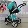 Kép 7/15 - Berry Baby Macaron 3in1 multifunkciós babakocsi szett (autós hordozóval és adapterrel): M-14