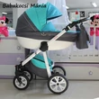 Kép 10/15 - Berry Baby Macaron 3in1 multifunkciós babakocsi szett (autós hordozóval és adapterrel): M-14