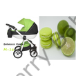 Kép 1/24 - Berry Baby Macaron 3in1 multifunkciós babakocsi szett (autós hordozóval és adapterrel): M-16