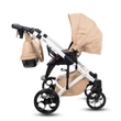 Kép 11/15 - Berry Baby - Sojan AVENTADOR multifunkciós babakocsi szett: fehér vázas Beige
