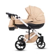 Kép 3/15 - Berry Baby - Sojan AVENTADOR multifunkciós babakocsi szett: fehér vázas Beige