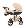 Kép 4/15 - Berry Baby - Sojan AVENTADOR multifunkciós babakocsi szett: fehér vázas Beige
