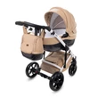 Kép 6/15 - Berry Baby - Sojan AVENTADOR multifunkciós babakocsi szett: fehér vázas Beige