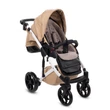 Kép 9/15 - Berry Baby - Sojan AVENTADOR multifunkciós babakocsi szett: fehér vázas Beige