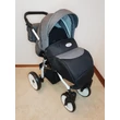 Kép 5/5 - Sportbabakocsi – Berry Baby Active - Grafit len - fekete