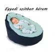 Kép 1/3 - Babzsák 2in1 újszülött kortól – egyedi színben kérem