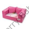 Kép 1/5 - Szivacs kanapéágy - hempergő gyerek méret - pink – Princess - Diamond
