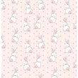 Kép 2/2 - Berry Baby DIAMOND szivacs kanapéágy gyerek méretben: rózsaszín Sweet Bunny nyuszis 2