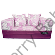 Kép 2/3 - Berry Baby DIAMOND szivacs kanapéágy és hempergő, felnőtt méretben:  orchidea Sweet Kitty cicás 2