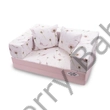 Kép 1/2 - Szivacs kanapéágy - hempergő felnőtt méret - rózsaszín – Dandelion - Diamond