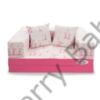 Kép 2/2 - Szivacs kanapéágy - hempergő felnőtt méret - puncs - flamingós - Sunshine