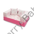 Kép 1/2 - Szivacs kanapéágy - hempergő felnőtt méret - puncs - flamingós - Sunshine