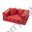 Kép 1/4 - Szivacs kanapéágy - hempergő gyerek méret - piros szíves - Wextra