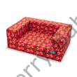 Kép 4/4 - Szivacs kanapéágy - hempergő gyerek méret - piros szíves - Wextra