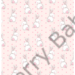 Kép 2/2 - Csepp babzsák - Sweet bunny - Fehér Eco bőr