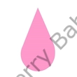 Kép 2/2 - Rózsaszín esőcseppek falmatrica szett 24db-os (Berry Baby) 2