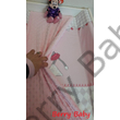 Kép 2/2 - Berry Baby Pelenkázólap huzat: rózsaszín buborékos minky  2