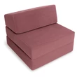 Kép 1/6 - Velvet fotelágy - mályva