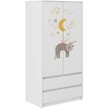 Kép 1/2 - Gardróbszekrény babaszobába - cica mintával