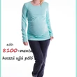 Kép 1/2 - Kismama felső hosszú ujjú S-M – menta