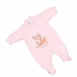 Kép 2/3 - Újszülött rugdalózó - rózsaszín - őzikés 56