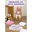 Kép 3/3 - Baba pizsama - rózsaszín cicás 74-80