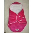 Kép 2/2 - Bundazsák babahordozóba – pink minky – Lovely Stars