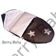 Berry Baby Crown bundazsák: 10. Silver Star -babahordozó autós ülésbe és mózesbe- ECO bőrből 2