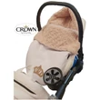 Kép 3/4 - Berry Baby Crown bundazsák: 01. White Rose -babahordozó autós ülésbe és mózesbe- 3