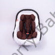 Kép 2/2 - Berry Baby Pamut újszülött szűkítőbetét hordozóba 0-4 hó- CSOKI  (univerzális) 2