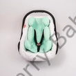 Kép 2/2 - Berry Baby Minky újszülött szűkítőbetét babahordozóba 0-4 hó: menta  (univerzális) 2