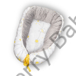 Kép 3/3 - Babafészek kókusz matraccal 0-6 hó: Szürke minky-Yellow bunny 3