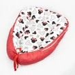 Kép 2/2 - Berry Baby EXCLUSIVE Babafészek kókusz matraccal 0-6 hó: Minnie fantasy piros 2