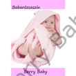 Kép 1/3 - Berry Baby Frottír kifogó, baba törölköző 75x75 cm: babarózsaszín