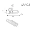 Kép 8/8 - Szánkó - összecsukható Kunert SPACE - fekete bundazsákkal