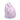 Babzsák - fehér Eco bőr - rózsaszín Chesterfield – csepp alakú 2in1