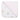 Babatakaró fehér moonlight - rózsaszín minky 75x75 cm