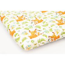 Gumis lepedő 60x120 cm – Lovely Deer – pamut - Exclusive
