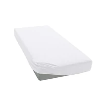 Gumis lepedő 60x120 cm – fehér egyfalas frottír Gumis lepedő 60x120 cm – fehér egyfalas frottír