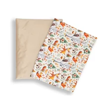 Lapos kispárna 40x50 cm bézs velvet - varázserdő