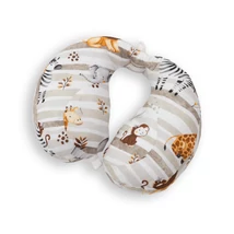  Nyakpárna - utazópárna bézs szafari mintával