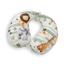  Nyakpárna - utazópárna zöld szafari mintával