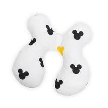 Bébi fejpozícionáló párna - sárga Mickey - pamutvászon