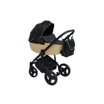 Babakocsi - Baby Fashion STILO 2in1 - ST5 fekete-bézs