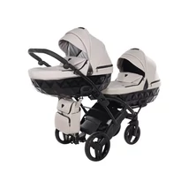 Ikerbabakocsi szürke színben - Junama Diamond Basic DUO SLIM