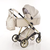Junama Ellegante beige babakocsi, luxus és funkcionalitás