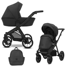 Kunert Brav alumínium vázas 2in1 babakocsi: 11 Black Eco