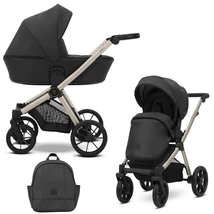 Kunert Brav alumínium vázas 2in1 babakocsi: 11 Black Eco